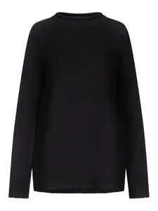 Свитер в рубчик с рукавами реглан Loulou De Saison, черный