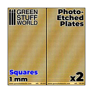 Квадраты - 1,0 мм, Other Scenery - Photo-Etched Plates & Formable Metals