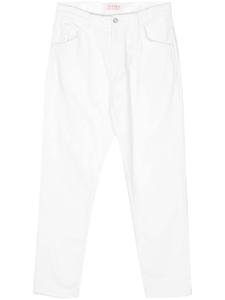 FURSAC джинсы с вышитым логотипом, белый