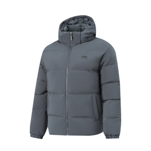 Куртка пуховая мужская Sports Life Collection LINING, серо-бежевый желто-зеленый