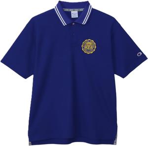 Футболка-поло RelaxFit с коротким рукавом, быстросохнущая, теплозащитная, с защитой от УФ-излучения, с вышитым графическим логотипом, мужская футболка для гольфа Champion, синий
