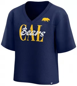 Женская темно-синяя модная бейсбольная майка на пуговицах NCAA Cal Golden Bears Fanatics