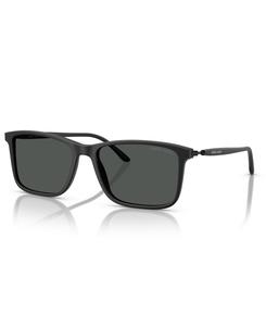 Мужские солнцезащитные очки AR8218 Giorgio Armani, Matte Black