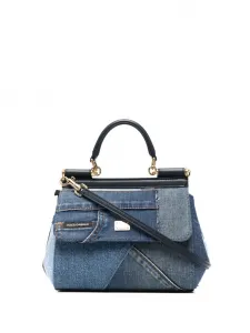 Джинсовая сумка-тоут Sicily DOLCE & GABBANA, синий