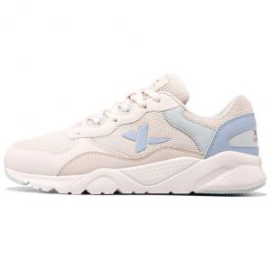 Кроссовки XTEP Lifestyle Shoes Women's Low-top Ivory Pink/light Grey Blue, голубой