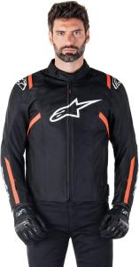 Куртка Alpinestars T-SPS V2 Waterproof, Black/White/Red Fluo