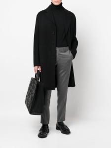 PT Torino шерстяные брюки строгого кроя, серый