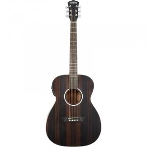 Акустическая гитара Washburn DFEFE Deep Forest Ebony FE Folk Body Acoustic Electric Guitar, Striped Ebony