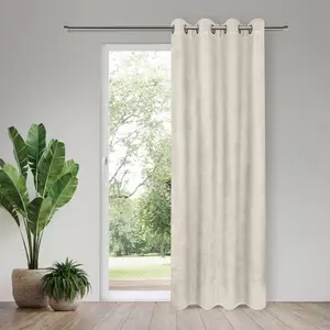 Герстерская штора «Хейка», (1 шт.), штора на люверсах для самообслуживания «Хейка» Gerster, бежевый