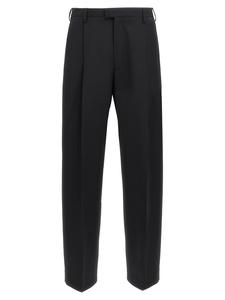 Шерстяные брюки Marni, черный