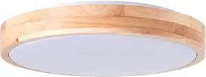 Светильник потолочный Brilliant Slimline, holzfarben