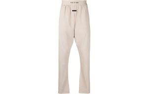 Брюки с логотипом и эластичной талией Fear Of God, серо-белый