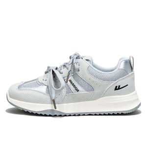 WARRIOR Немецкие армейские кеды с амортизацией, дышащие, легкие низкие повседневные туфли женские серые серебристые, цвет Gray Silver