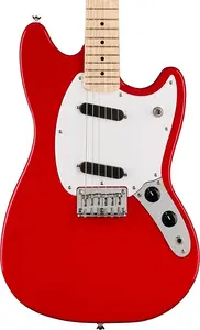 Новая Squier Sonic Mustang 2024 года, цвет Torino Red, включает профессиональную настройку и быструю доставку. Это потрясающая гитара!