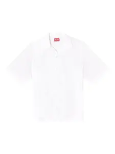 Хлопковая рубашка DIESEL, белый