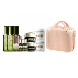 Набор пробников средств по уходу за кожей HAILANZHIMI концентрированные сыворотки, пробный размер увлажняет и увлажняет чемодан LA MER