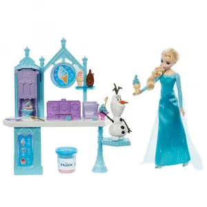 Детская кукла Disney Princess Frozen Elsa And Olaf Ice Cream doll, синий