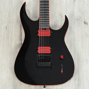 Гитара Schecter Sunset-6 ET Red Dawn, мост EverTune, звукосниматели Fishman Fluence, глянцевый черный