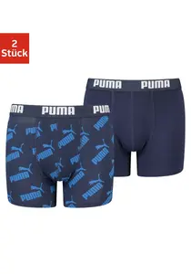 Боксеры PUMA (2 шт.), с широким поясом с логотипом, синий
