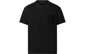 Новые квартальные продукты LV Футболка мужская черная Louis Vuitton, черный
