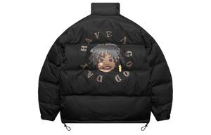 HARSH AND CRUEL ЖЕСТКИЙ И ЖЕСТОКИЙ Пуховик унисекс, Черный