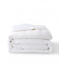 Одеяло из вискозы с бамбуковым наполнителем, плотность ткани 300 нитей на дюйм, 100% хлопковый сатин, белый цвет, размер King/CalKing Egyptian Linens, White