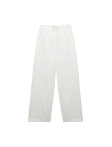 Koton Широкие брюки со складками спереди в белом цвете