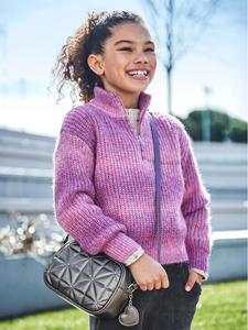 Свитер обычного кроя Mayoral, фиолетовый