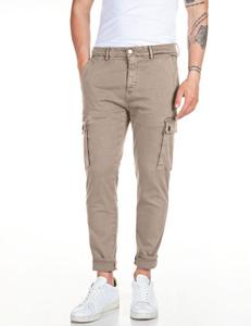 Брюки-карго REPLAY Slim fit Cargo Pants, бежевый