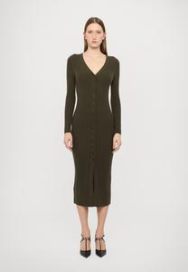 Платье STAUD SHOKO, Dark Olive/Khaki