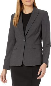 Женский блейзер Calvin Klein Lux на одной пуговице, Charcoal