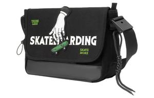 Li Ning Сумка через плечо унисекс для скейтборда LINING, Черный