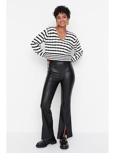 Тканевые брюки trendyol, черный