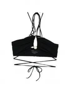 Пляжная одежда с завязкой и сборками Magda Butrym, черный