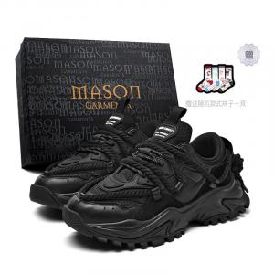 Кроссовки masongarments Shark Tooth Series Chunky Sneakers Unisex Low-top, цвет Phantom Gray