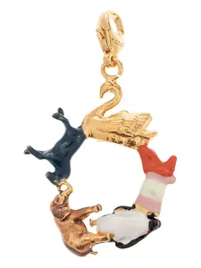 Подвеска в виде круга с буквой O Marni, золотой