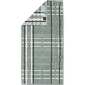 Полотенце HANDTUCH NOBLESSE CHECK 1089 NORDIC GREEN - 44 Cawoe, зеленый
