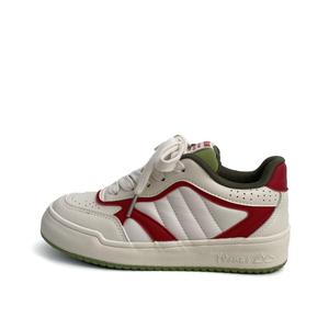 City camel Дышащие лоу-топ скейтбордские женские туфли бежево-красные, цвет Beige Red