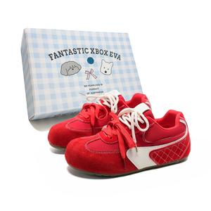 Низкие повседневные туфли женские FANTASTIC XBOX, Haze Blue (Custom Puppy Box)