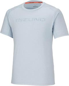 Мужская футболка Mizuno 32MAA024 Dry с коротким рукавом, защита от ультрафиолета UPF 15, влагоотводящая, быстросохнущая, для тренировок