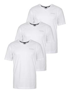 Белая рубашка с V-образным вырезом H.I.S.