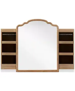 Зеркало Willowmere для туалетного столика, созданное для Macy's. Furniture, brown