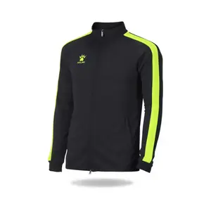 Куртка унисекс Kelme Global, черный/флуоресцентный желтый