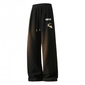 Вязаные свитшоты Unisex HUANQIU, черный