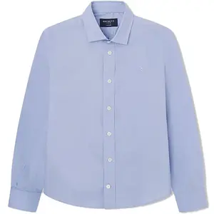 Рубашка с длинным рукавом Hackett Ceromonial Poplin, синий