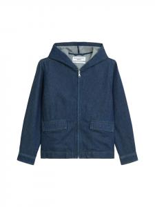 Джинсовая куртка с капюшоном, стандартного размера, темно-синего цвета. Marc O'Polo DENIM