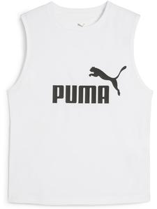 Puma Спортивная футболка "ESS No.1 Logo Slim Tank" белого цвета