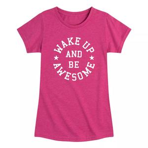 Футболка с рисунком «Wake Up Be Awesome» для девочек 7–16 лет Licensed Character
