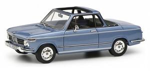 Schuco Bmw 2002 Baur Convertible Blue Meta 1:43 450918100
