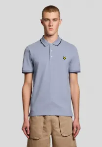 Рубашка-Поло с отворотом Lyle & Scott, Bubble Blue/ Jet Black